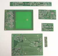 Samples of various PCBs